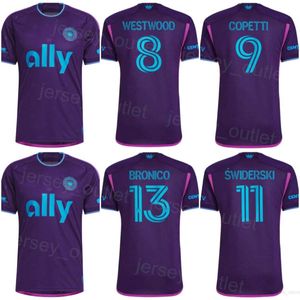 Charlotte FC 9 Copetti Soccer Jersey 7 Jozwiak Afful Lindsey Vargas Santos Tuiloma Swiderski Bender Shinyashiki Corujo Kahlina Bronico Shird Kits 23-24