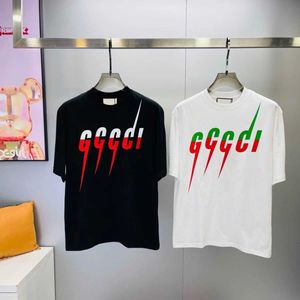 Designer camiseta Mens casual XXXXLT-camisa monogramado manga curta tripulação pescoço top manga curta preto e branco pulôver M-4XL