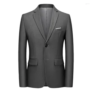 Męskie garnitury męskie blezer formalny biznes szczupły hurtowy butik moda solidna kolor groom ślubna sukienka męska płaszcza mąka smokowanie Tuxedo
