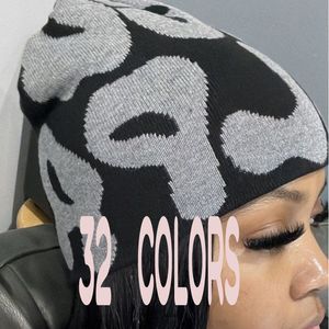 BeanieSkull Caps 32Color Mea Culpas Beanie Knitted hat Bonnet Y2k Beanies Mea Culpa Women's Cap Winter for Women Hats Accessories 230410