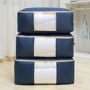 Storage Bags Waterproof Breathable Non-Woven Portable Clothes Bag Organizer For Oxford Cloth Closet