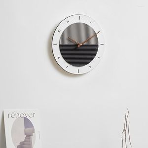 Wall Clocks Silent Kitchen Clock Modern Living Room Design Luxury Nordic Art Stylish Horloge Murale Minimalist Decor WK50WC