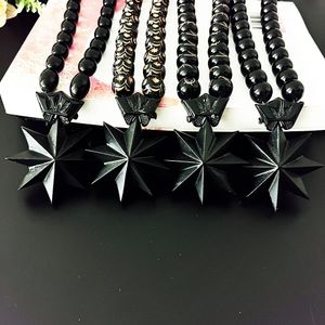 Smyckeslådor gs50 harts dekoration octagram diy religiös tro 3d trekedimensionell perforerad bilhänger halsband tillbehör prydnad 231110