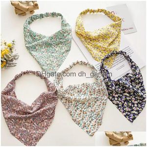 Fasce per capelli Bohemia Donna Fascia per capelli Sciarpa Stampa Bandane paisley Bandana floreale estiva Copricapo Accessori per avvolgere la testa da polso Dr Dhgarden Dhnp9