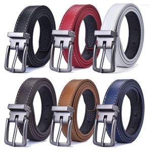 Belts Fashion Casual Vintage Retro Children Leather Belt Trouser Dress Pin Buckle Waistband Thin Waist Strap