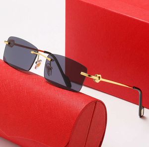 Carti óculos quadrados óculos de sol armações de óculos feminino mais recente moda masculina guarda-sol cabeça composta de metal sem aro moldura óptica retângulo clássico