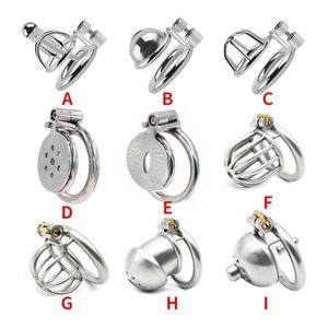 Cockrings Stainless Steel Cock Cage Penis Ring Chastity Device With Urethral Catheter Dick Belt BDSM Sex Toy For Man Gay 230411