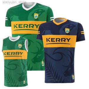 Men's T-Shirts new 2023 Kerry GAA vest Goalkeeper home Jersey Galway Derry Offaly Tipperary Wexford Meath Tyrone Kerry Donegal t-shirt Ireland gaa 3M411