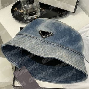 mens denim bucket hats designer fedora blue fisherman cap Sewing thread canvas cap women luxurys designers beanie fashion cowboy baseball caps