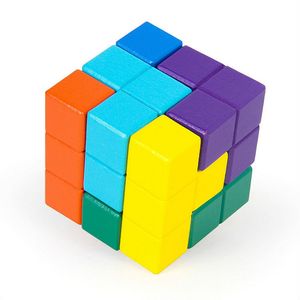Строительный блок куб Tetris Toy Delprens Building Blocks