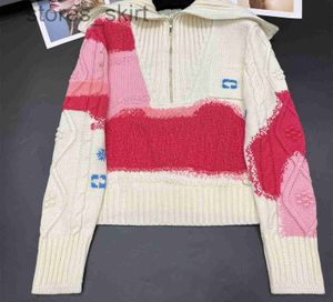 Kadın Sweaters DesignerLuxury Kadın Marka Sweaters Yeni Sonbahar Kış Kayak Kadınları Ootd Moda Günlük fermuarlı Sweater T-Shirt Noel Hediyesi Acyp