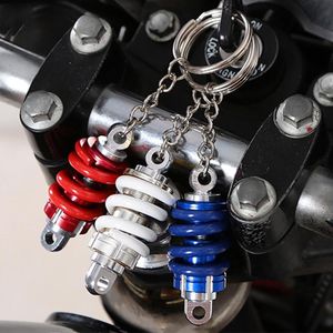 Keychains Car Decoration Key Chain Motorcycle Keychain Motor Modified Absorber Ring Auto Motorbike Keyring Accessories
