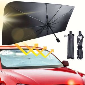 سيارة جديدة Sunshade Umbrella Sun Sun Shade Protector Parasol Summer Sun Indior Windshield Protectory for Auto Daying