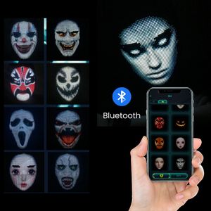 Party Masks Mask Mask Mod Bluetooth RGB Light Up Display Diy P O Редактирование анимированного текстового розыгрыша Концерт 230411