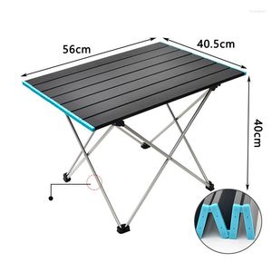 Camp Furniture Outdoor Aluminum Alloy Quick Set Folding Table Camping Picnic Portable Barbecue Stall Small Dining