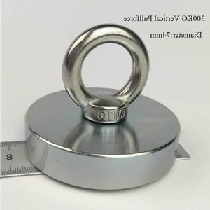 1pcs Powerful Search Magnetic magnets 200KG-600KG Super Strong Holding Neodymium Recovery Fishing Retrieving Magnets Metal Finder Gxbxx