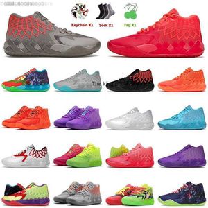MB.01SHOES2023 TOP HIGHT HÖG KVALITETTOPMMA FODE OG LAMELO BALL 1 MB.01 MENS BASKABALL SHOES FORE HARE Rick och Morty Red Galaxy Buzz City Trackers Sneakers Tennis 40-46 EUR