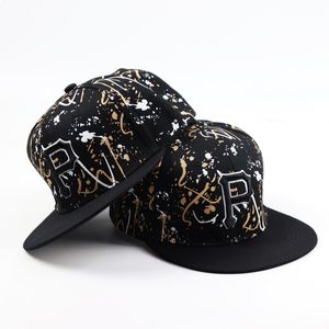 Fashion Graffiti Hiphop Cap For Men Women Letter P Embroidery Baseball Cap Spring And Summer Flat Hat Wholesale HCS306