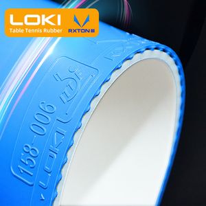 Table Tennis Rubbers LOKI RXTON 3 Blue Pink Table Tennis Rubber Pimples-in Tacky Ping Pong Rubber with Powerful Elastic Sponge 230410