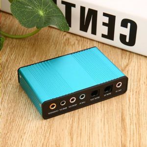 Freeshipping High Quality Professional External USB Sound Card Channel 51 Optical Audio Card Adapter for PC Computer Laptop Eunmj