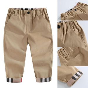 Spring And Autumn Kids Trousers Boys Cotton Pants For Baby Boys Toddler Trousers Casual Clothes Boys Pants 2-8Y
