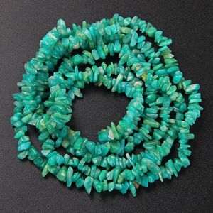 Beads Other Natural Gem Irregular Stone Blue Amazonite Chips 3-5mm Gravel Loose For DIY Jewelry Making Bracelet NecklaceOther