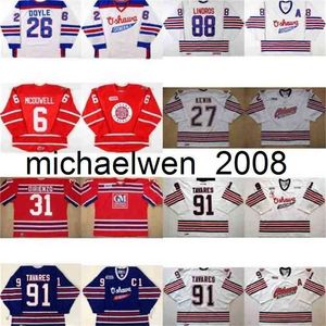 Weng Go персонализированный Ohl Oshawa Generals Jersey 26 Shane Doyle 6 Джимми Макдауэлл 88 Эрик Линдрос Менс Женские Дети Сшитые хоккейные майки Вталки