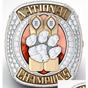 Clemson Tigers Final NCAA NCAA Mistrzostwa Ring Fan Fan Men Hurtowa dostawa DHN1I