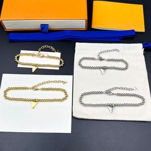 Bracelets Gold G Fashion H Charm TB Classic Bracelet BB Silver cd Pearl charm Designer Womens Luxury Jewel