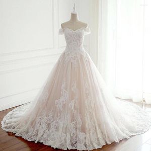 Hochzeitskleid Bochzeiskleid Schatz Nackenkugel-Kleidung Plus Größe von der Schulter Vestidos de Novia Luxus Suknia Slubna