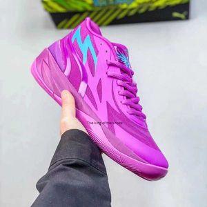 2023MB.01 shoesMens lamelo ball MB 2.0 basketball shoes Purple Rick Green and Blue Morty Roty Slime Jade Phenom Red Black Gold ELEKTRO sneakers tennis with box