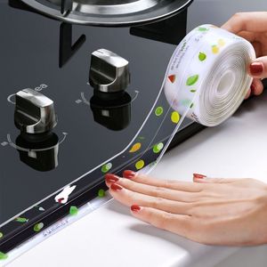 Kitchen beauty sewing sticker waterproof moisture-proof tape kitchen stove grease sink sticker corner line toilet sticker wholesale return address stickers,