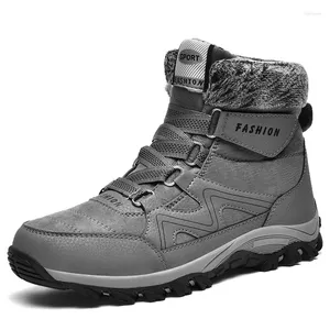 Stivali 48 Taglie forti 47 Neve 2023 Pelliccia invernale ispessita Calda alpinismo Scarpe alte in cotone impermeabili 46