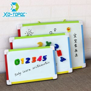 Whiteboards 3 Style Kids Withboard Magnetic Draster White Board с бесплатными подарками номер Магниты дошкольные меморандумы дошкольные записи 230412