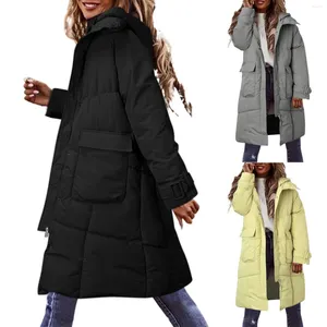 Женские куртки 2023 повседневное твердое пальто с хлопчатобумажным прокладом
