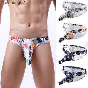 Mutande Uomo Manica Pene Breve Uomo Sexy Tie-dye Cotone Boxer Shorts Maglia Traspirante Biancheria Intima Uomo Sexy Elefante Naso Mutandine Maschio W0412