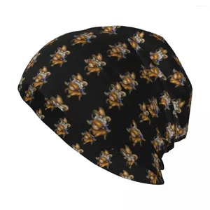 Berets Bull Jazda gnome-gift dla mężczyzn, którzy jeżdżą w Rodeos Knit Hat Outing Sun Cap Black Designer Man's Women's