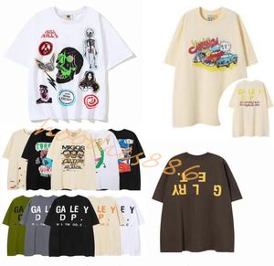 Galleries Tee Depts T Shirts Mens Designer Fashion Short Sleeves Cottons Tees Letters Print High Street S Women Leisure Unisex Tops Size S-XL E6