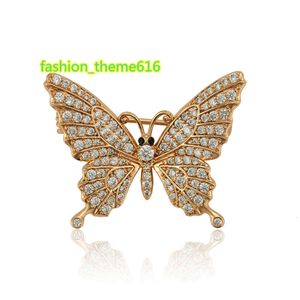 broschen-150 Xuping mode gold frauen schmuck schmetterling geformt strass brosche