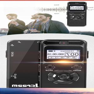 Freeshipping Dijital Audio Ses Kaydedici 8GB 16GB Profesyonel Taşınabilir Kaydedici MP3 64G TF Kart DSGVO'ya kadar iş desteği için