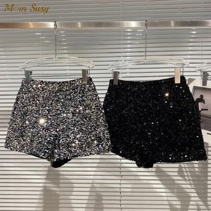 Shorts Fashion Baby Girl Bling SEMINED TODDLER TEENS BARN GHANNY KORT TRUITERS Kid Pant Party Club Clothes 114Y 230412