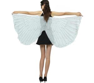 Butterfly Wings Wrap Kadınlar Premium Kelebek Şalları Peri Bayanlar Cape Nymph Pixie Kostüm Aksesuar Beyaz1084169