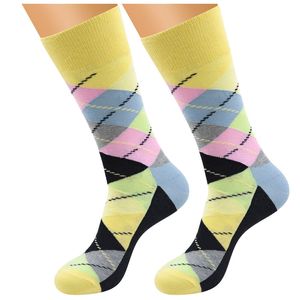 Erkek Çoraplar Erkek Mürettebat Renkli Baskı Deseni Günlük Elbise Erkek Mutlu Komik Stil Sokken Popsoket 3080