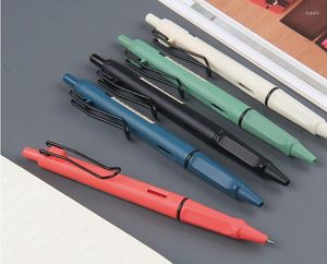 Penna a inchiostro gel per ufficio Colore nero Penne a scrittura liscia retrattili di grande capacità 0,5 mm per cancelleria per studenti (SS-1087)