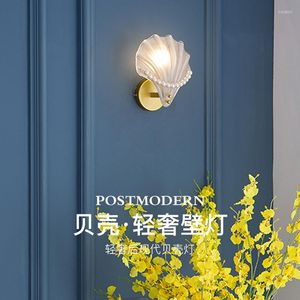 ウォールランプロングコーニングガラスランプLEDホーム韓国の部屋の装飾ランドリーのためのアップリケ装飾品