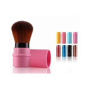 Single retractable makeup brush telescopic style face cosmetic powder blusher brush portable make up tools BJ