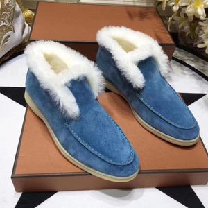 designer boots italy boot loafers women man shoes 2023 new winter boots wool warm round toe fleece ladies fashion snow boots comfort single casual women's luxurys shoe
