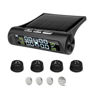 Smart Car TPMS Monitoraggio automatico Dispositivo esterno Sistema di monitoraggio della pressione dei pneumatici Allarme di sicurezza USB TMPS Sensore di pressione dei pneumatici Uipgn