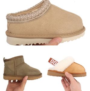 الأطفال أحذية Uggsity Tasman Tazz Slippers Baby Chestnut Slides Sheepskin Ultra Mini Snow Boot Winter Wind Boys Girls Fur UG 6625ess