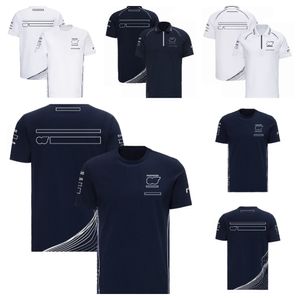 2023 Team F1 Series Men's Short Sleeve Round Neck T-shirt Plus Size Team Lapel T-shirt Polo Shirt Högkvalitativ Auto Work Clothes Anpassning